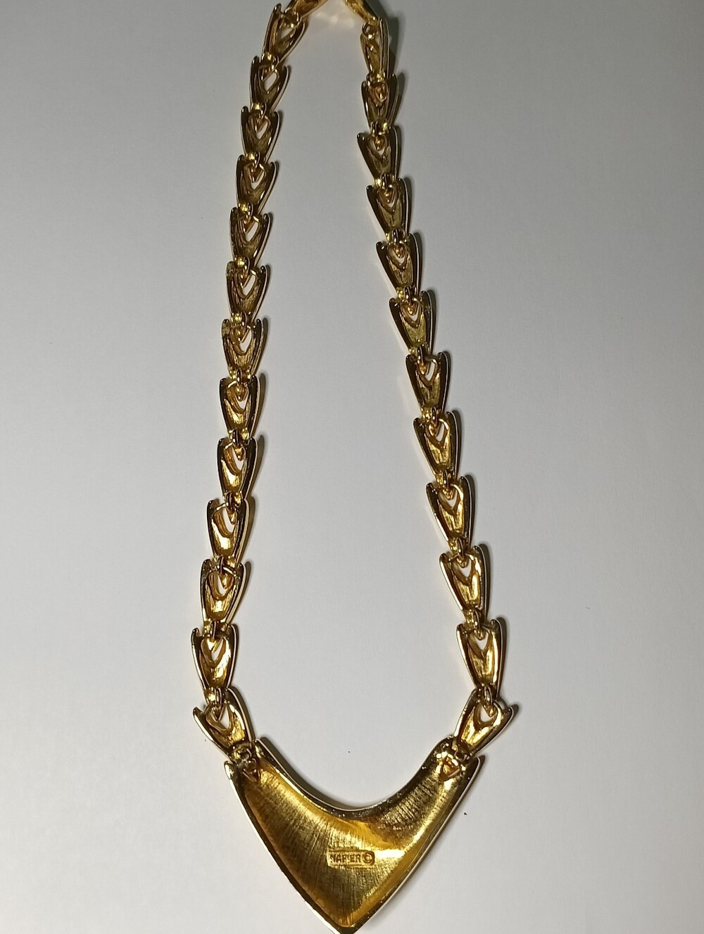 Vintage Napier Arrow Link Necklace - Picture 3 of 3